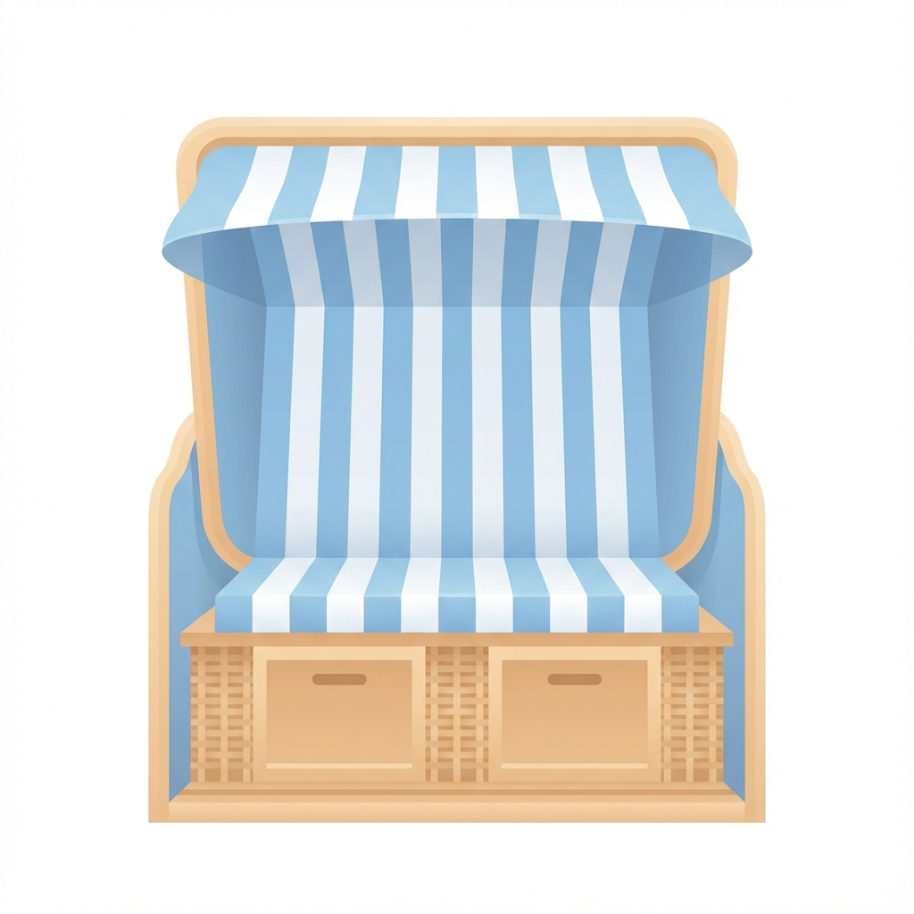 Normale Strandkörbe